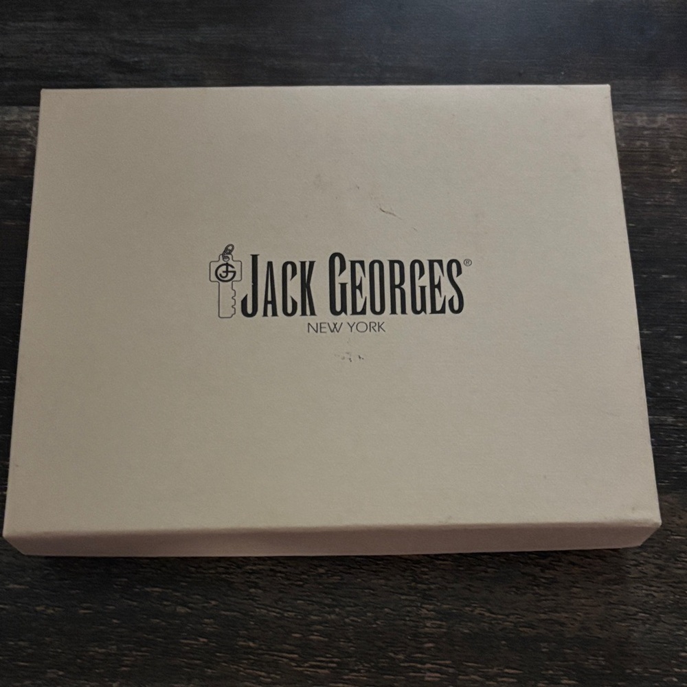 Jack Georges Tan Key & Card Holder